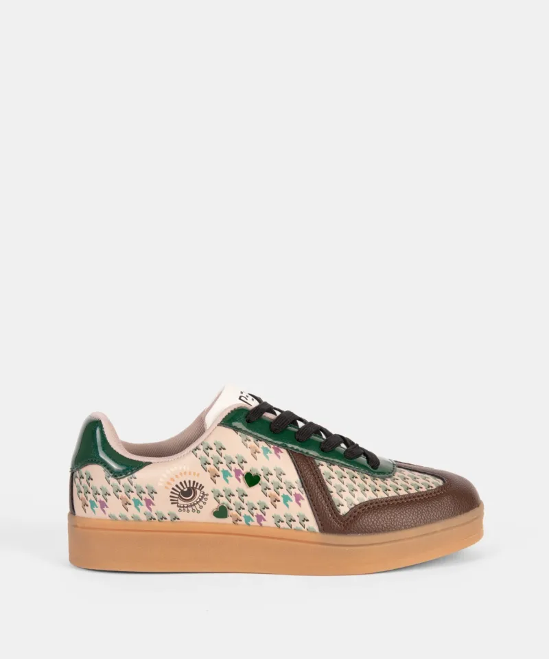 Zapatillas de mujer marrones 262740